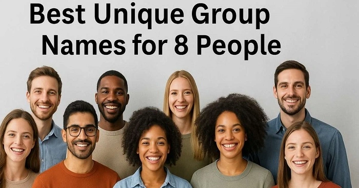 Cool and Short Team Names for 8 Friends