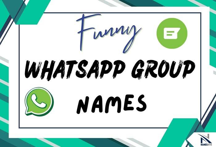Comedy WhatsApp Group Names 1