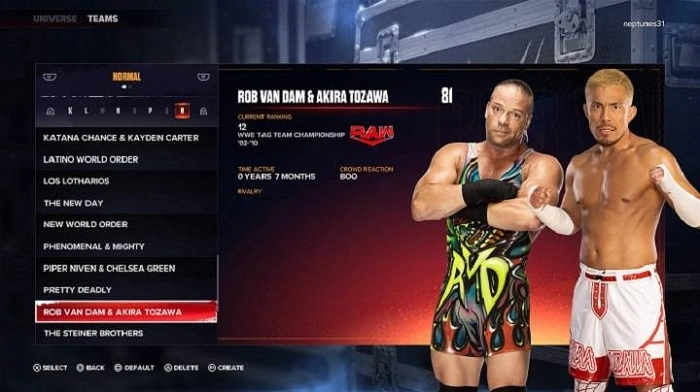How the Tag Team Name Worked