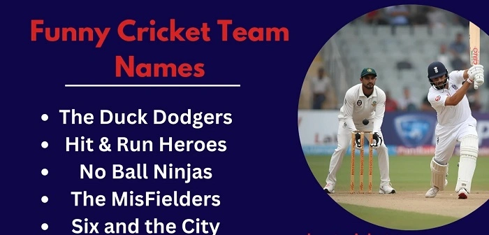 Why a Good Cricket Team Name Matters