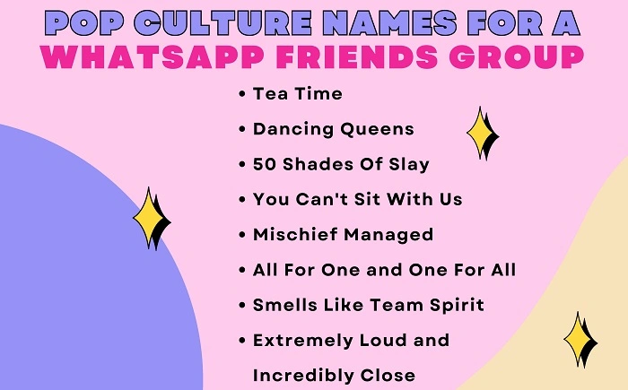 best group names for friends 5
