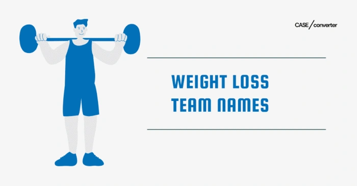 Why a Good Weight Loss Team Name Matters