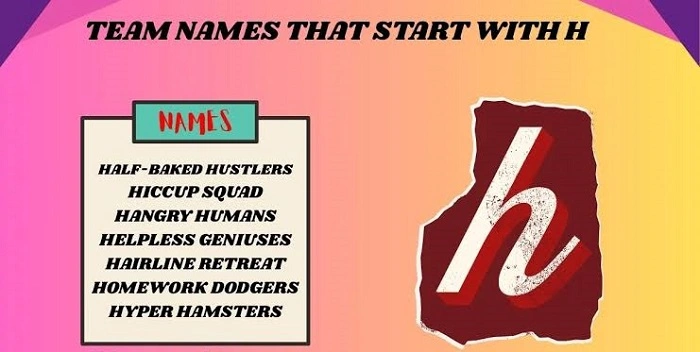 H Team Names