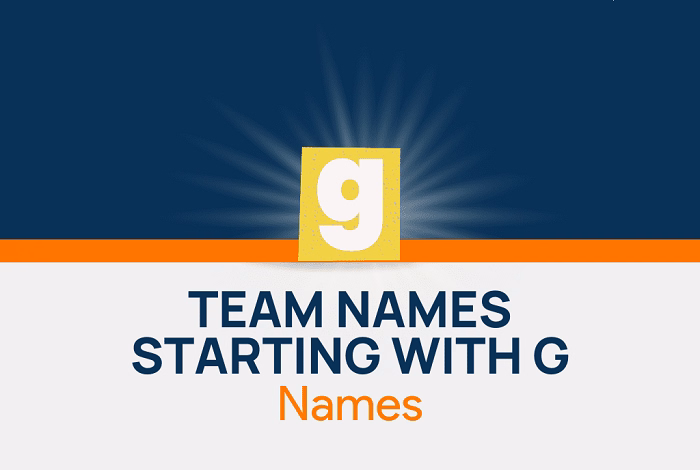 Powerful Team Names That Start With G