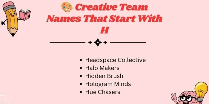 Unique Team Names Starting With H
