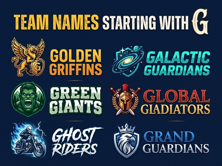 301+ Funny Team Names That Start With G team names starting with g