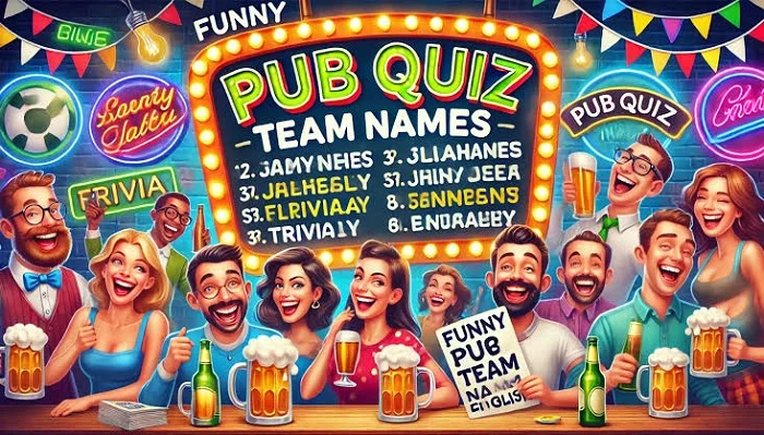 Funny Pub Trivia Team Names
